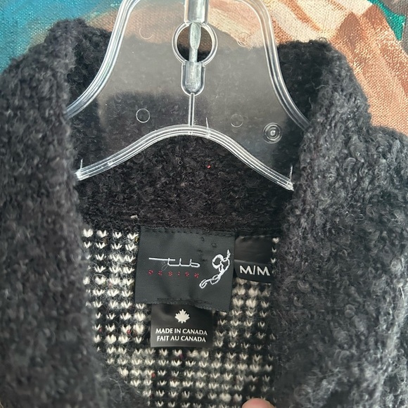 Tub Design Vintage Black and Pink Checkered Blazer M - Picture 6 of 16